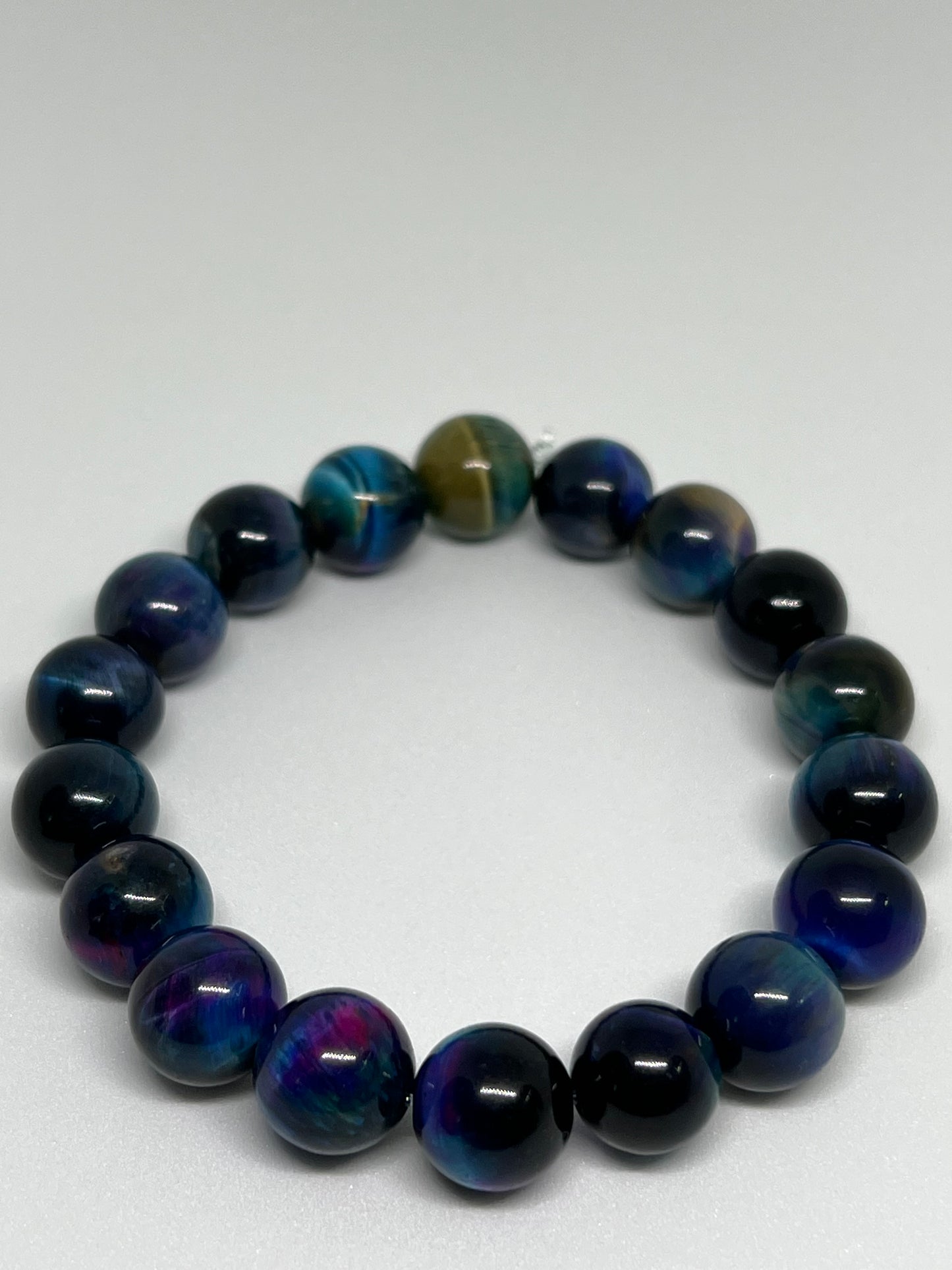 Galaxy Tiger’s Eye 12mm Bracelet