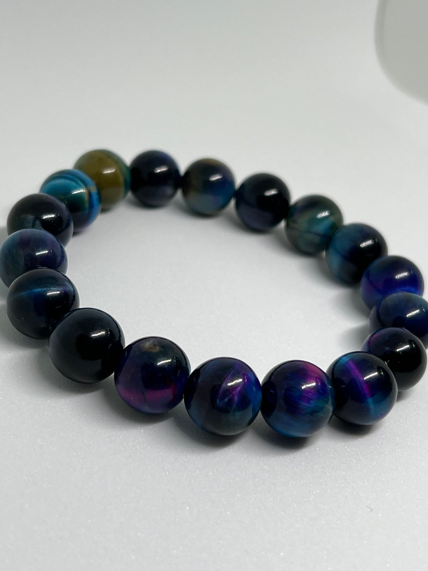 Galaxy Tiger’s Eye 12mm Bracelet