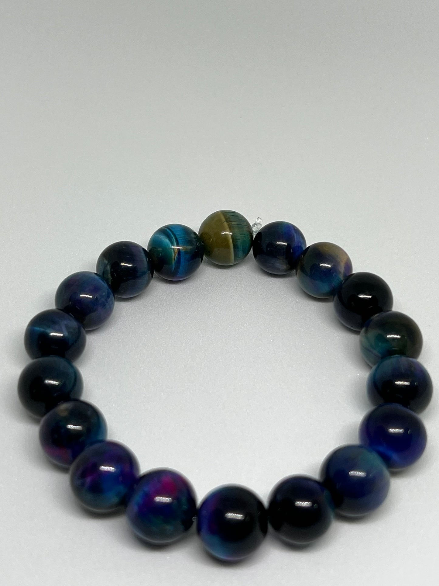 Galaxy Tiger’s Eye 12mm Bracelet