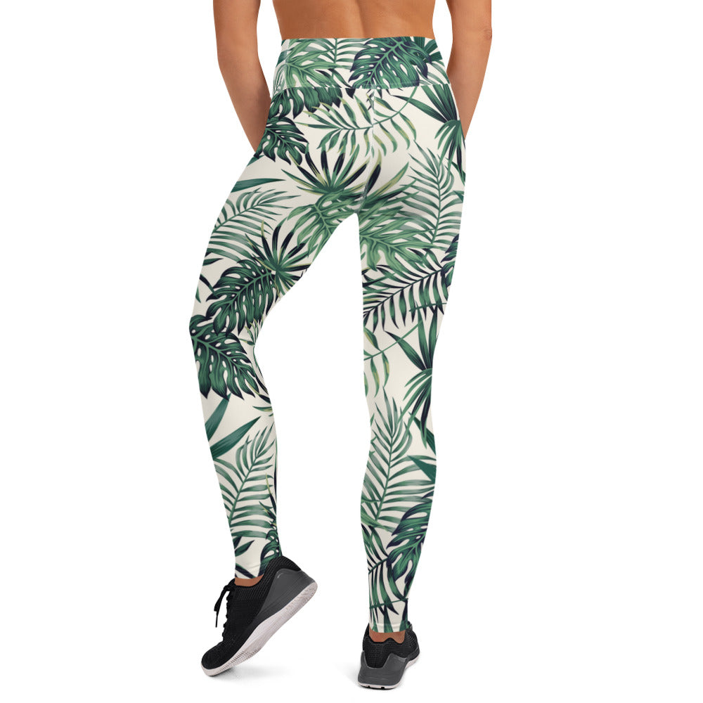 Monstera Yoga Leggings