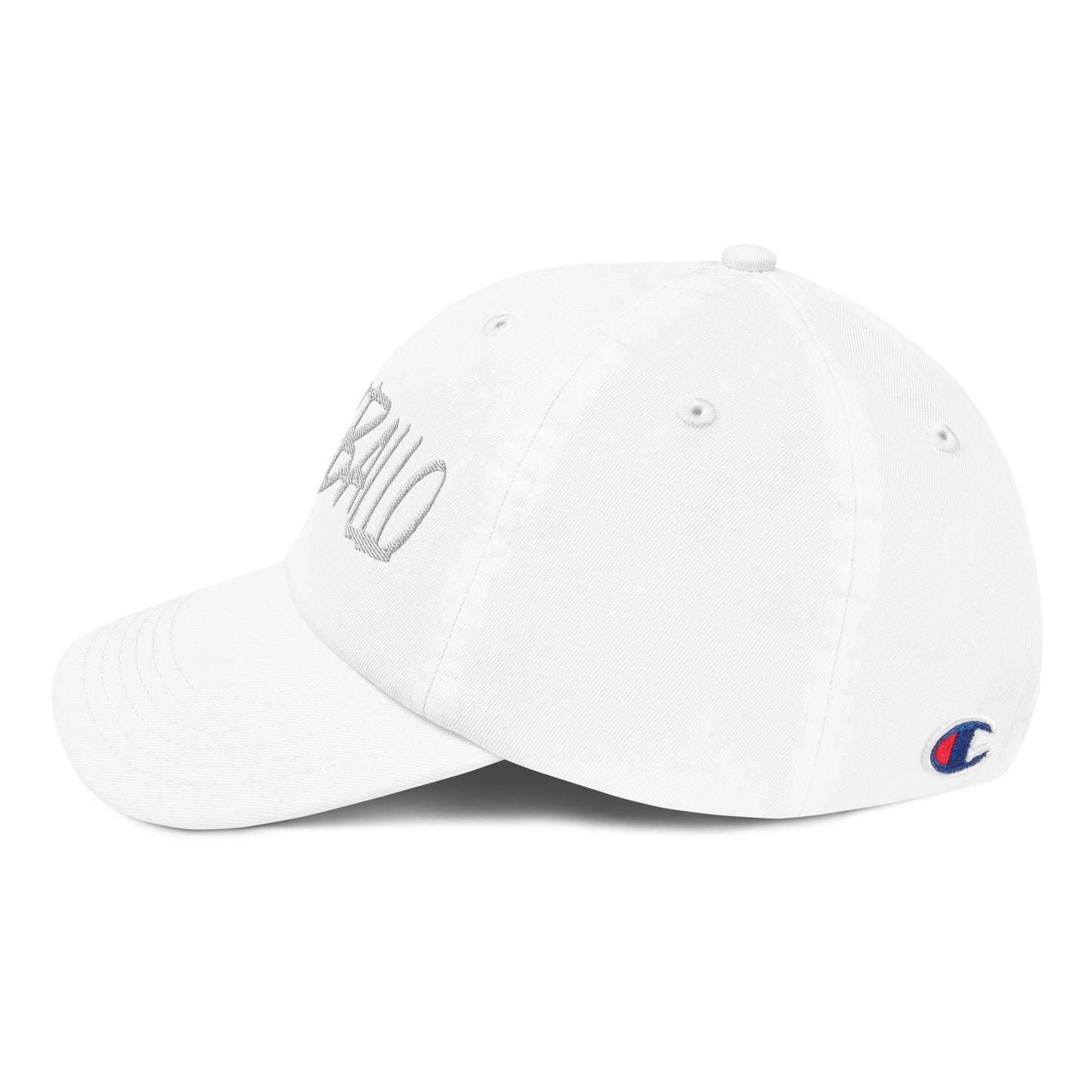 Caraballo White print Champion Dad Cap