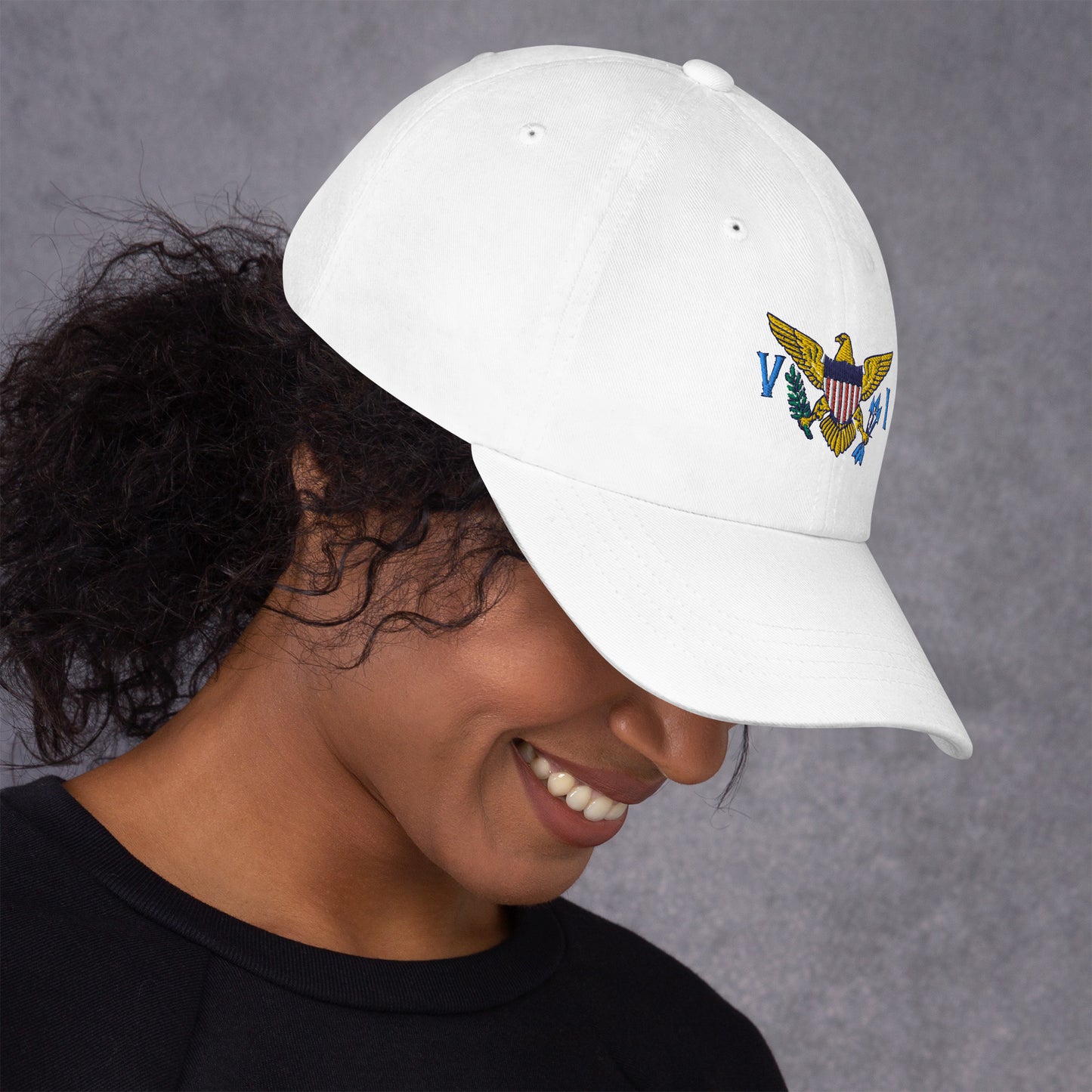 Virgin Island's Flag Dad hat