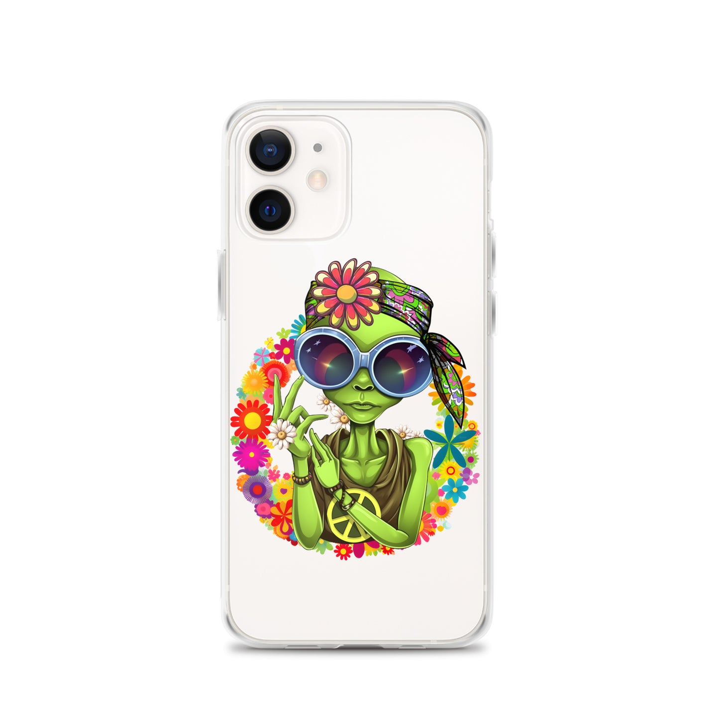 Alien Hippie Clear Case for iPhone®