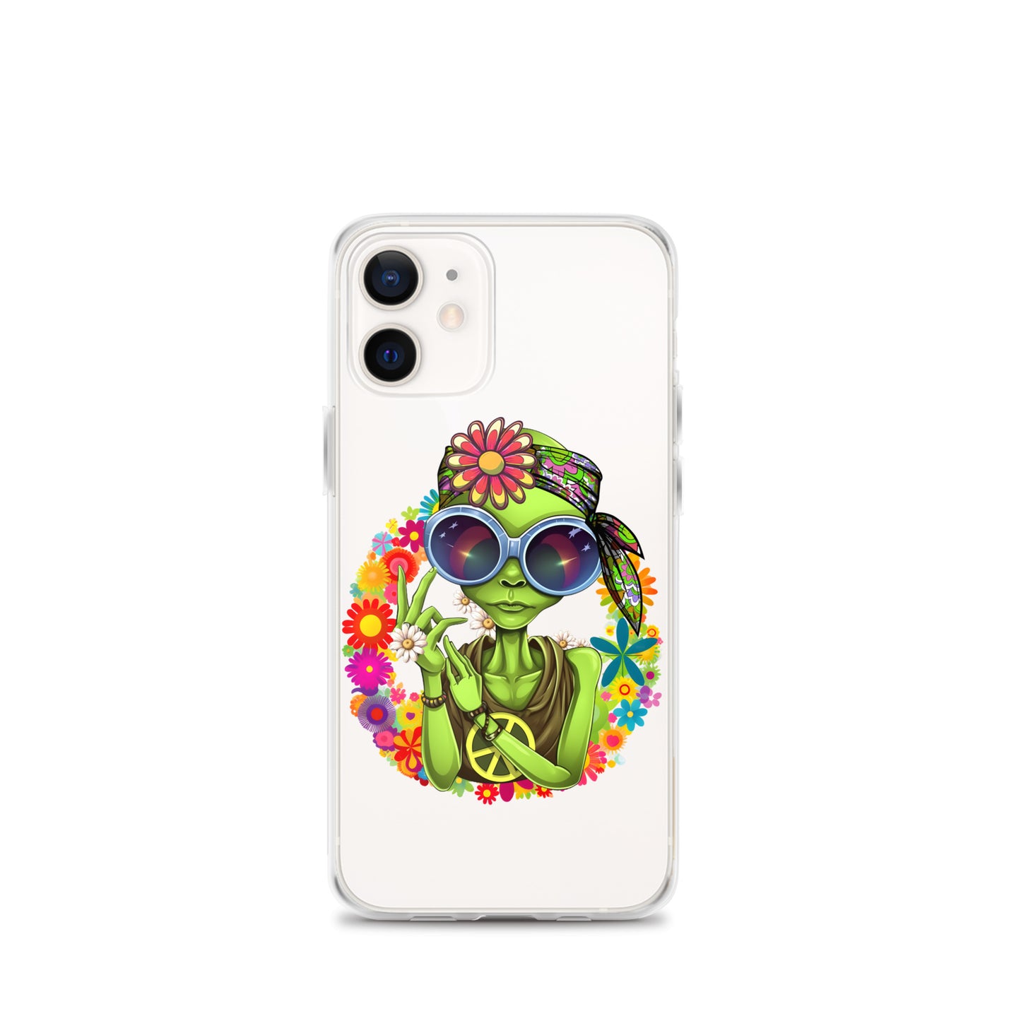 Alien Hippie Clear Case for iPhone®