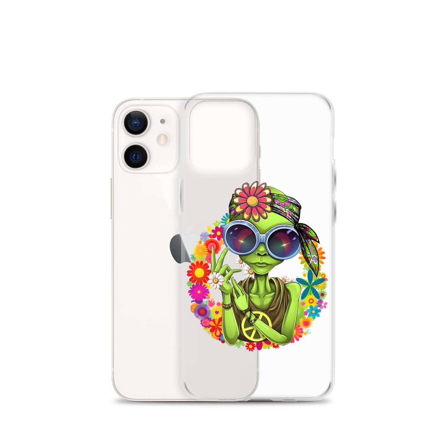 Alien Hippie Clear Case for iPhone®