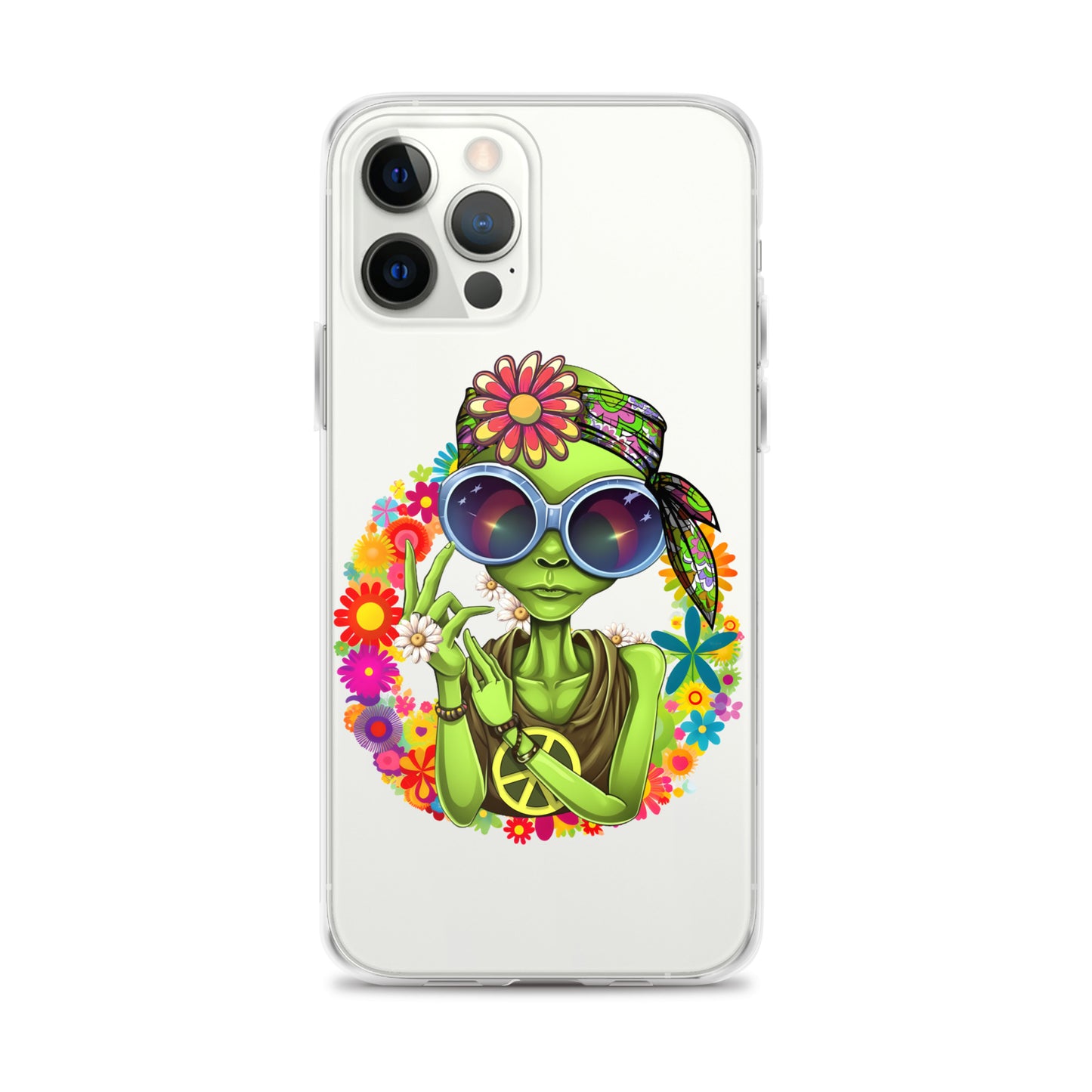 Alien Hippie Clear Case for iPhone®
