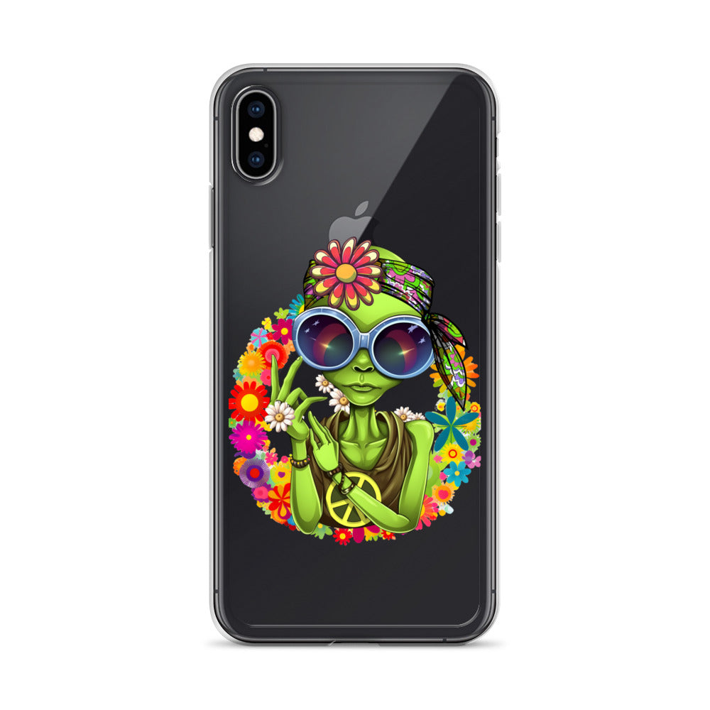 Alien Hippie Clear Case for iPhone®