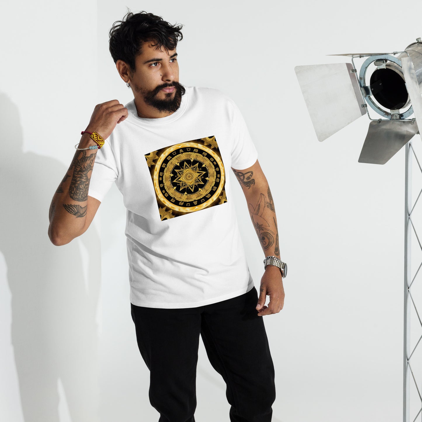 Light Codes Men’s premium heavyweight tee