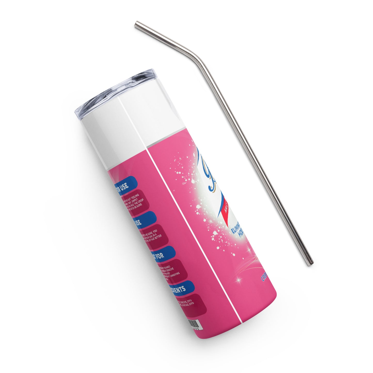 Barbie Cleaner Spray Stainless steel tumbler