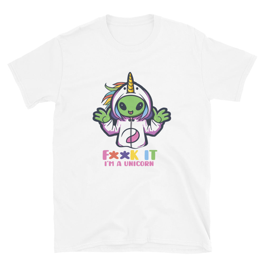 Alien Unicorn Short-Sleeve Unisex T-Shirt