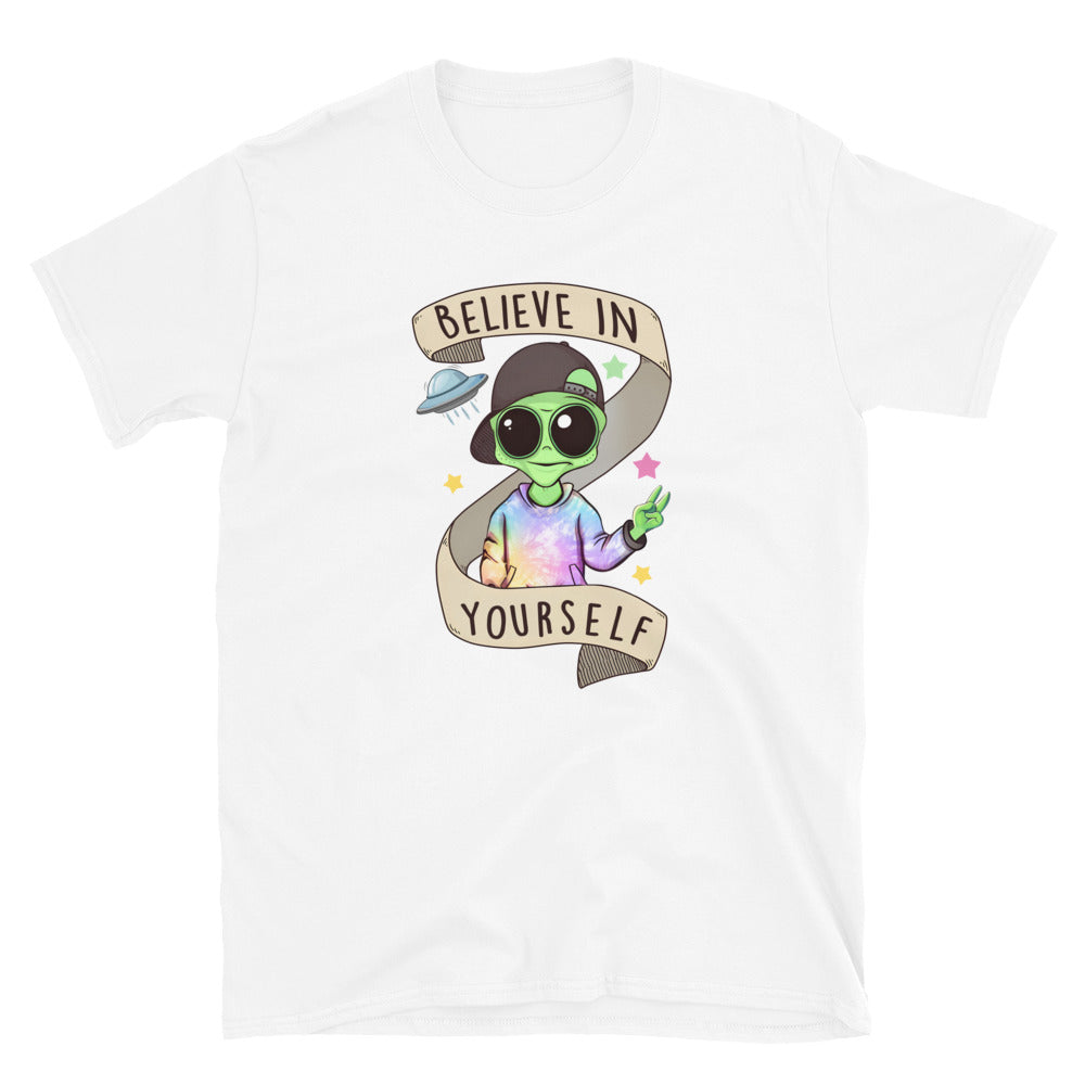 Alien Believe Short-Sleeve Unisex T-Shirt