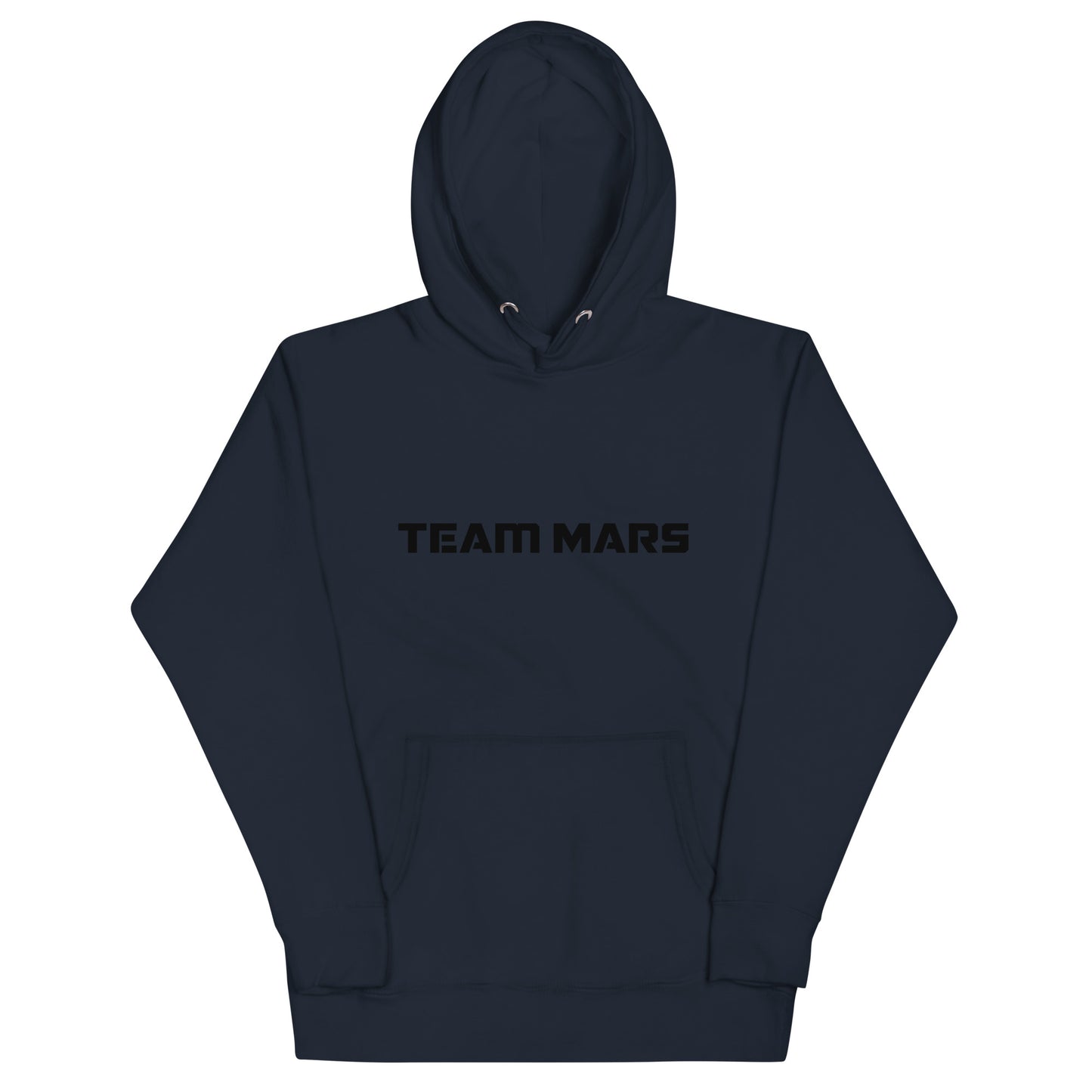 Team Mars Space Font Hoodie