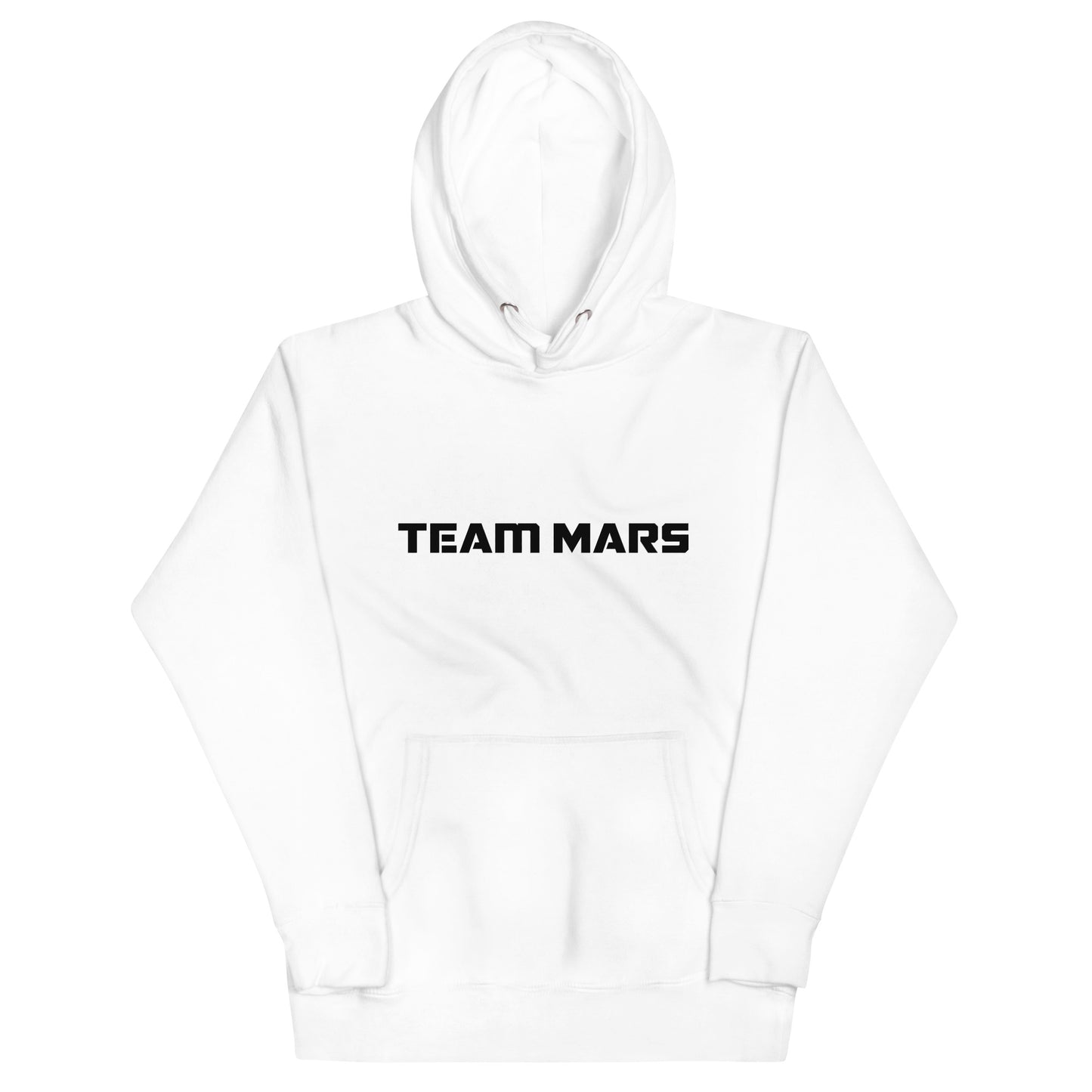 Team Mars Space Font Hoodie