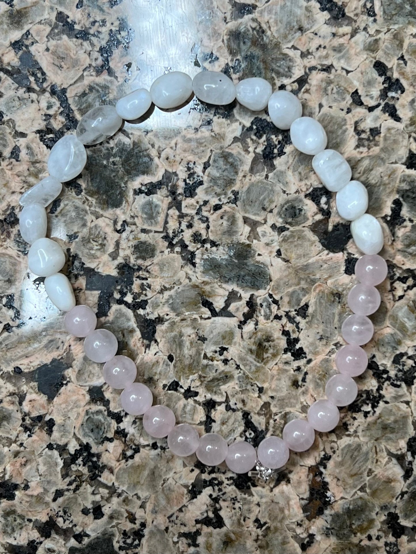 Moonstone and Rose Quartz