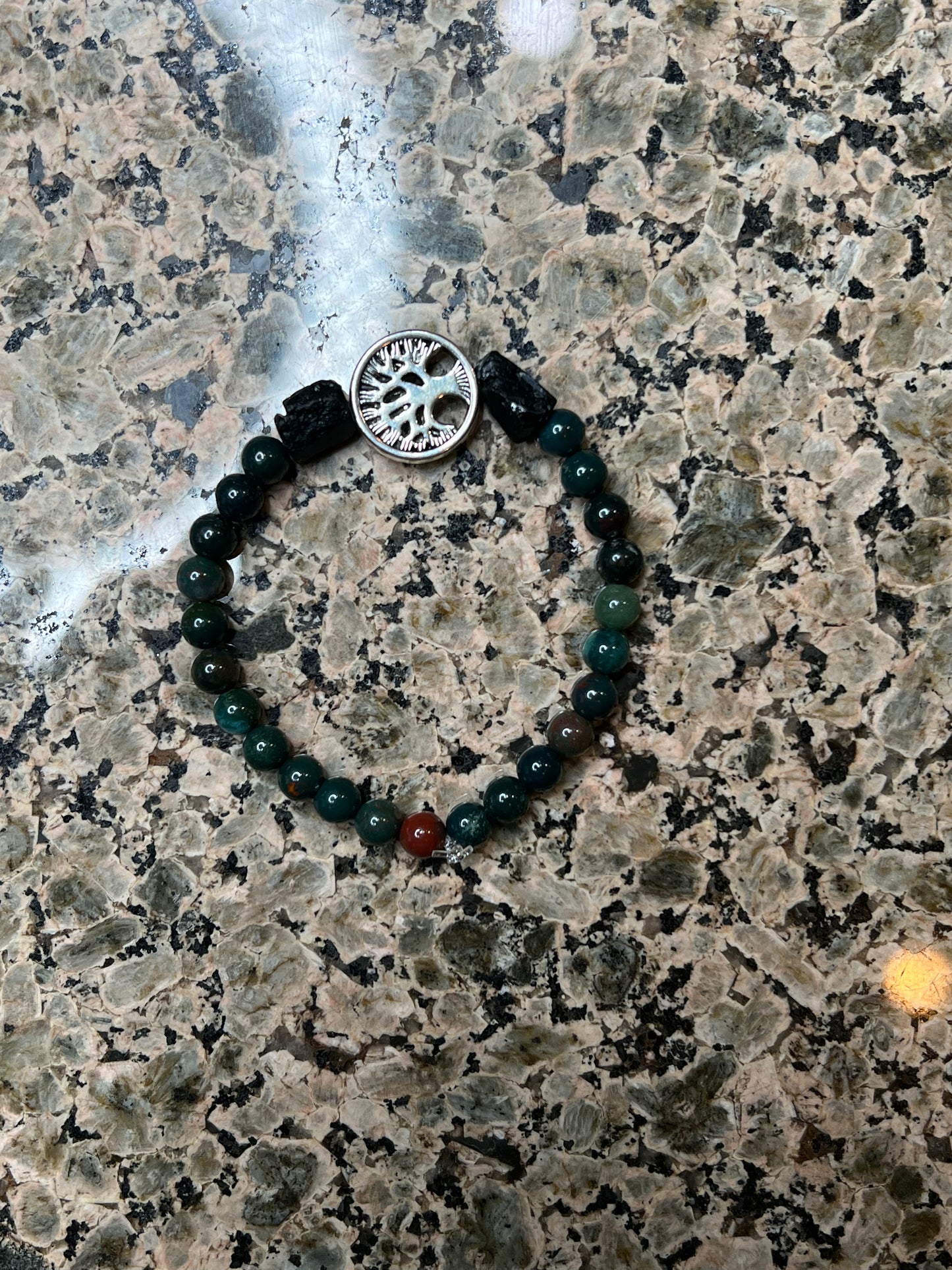 Bloodstone and Tourmaline