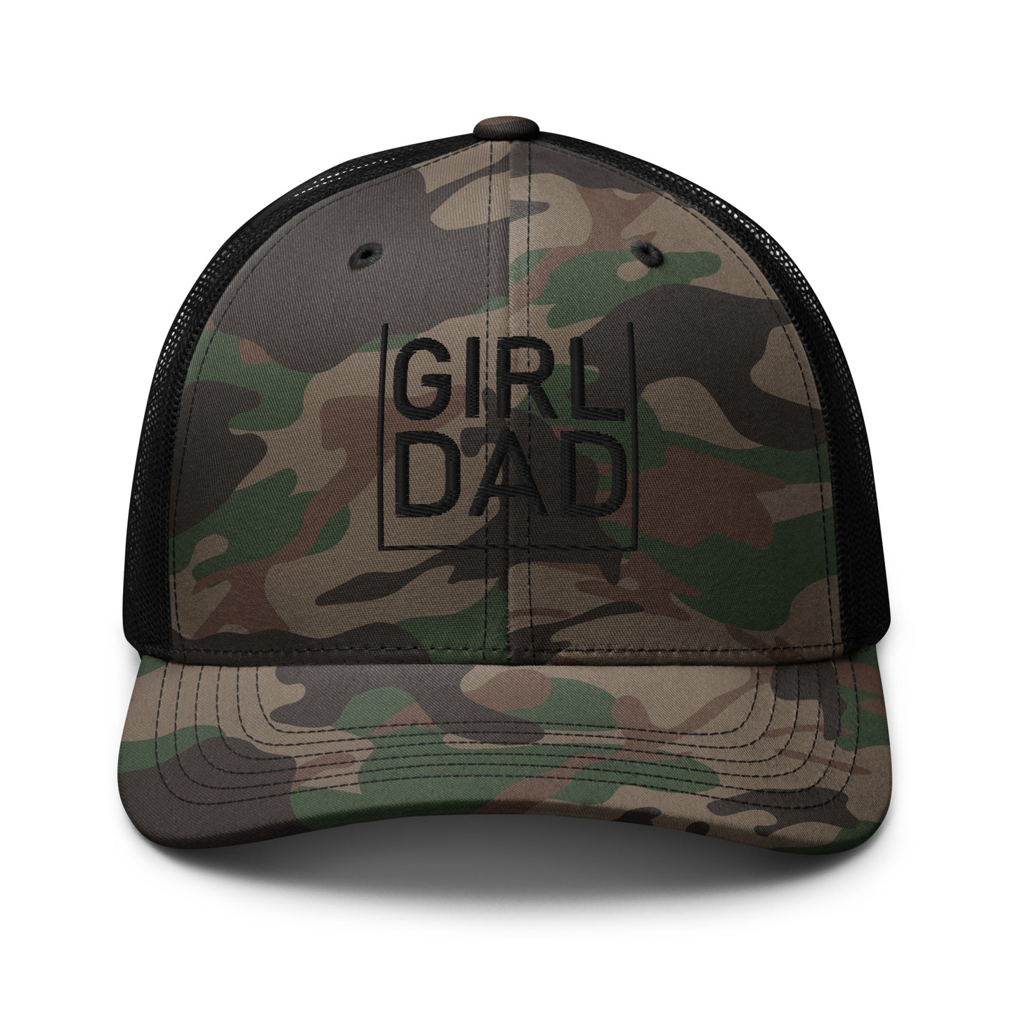 Girl Dad Camouflage trucker hat