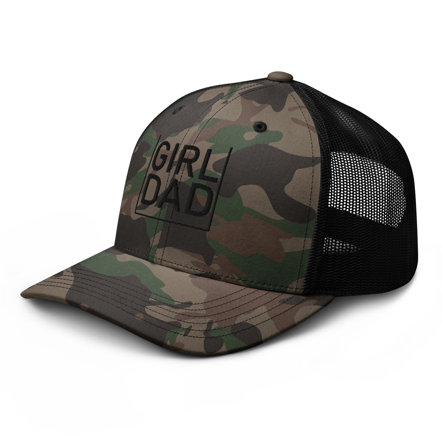 Girl Dad Camouflage trucker hat