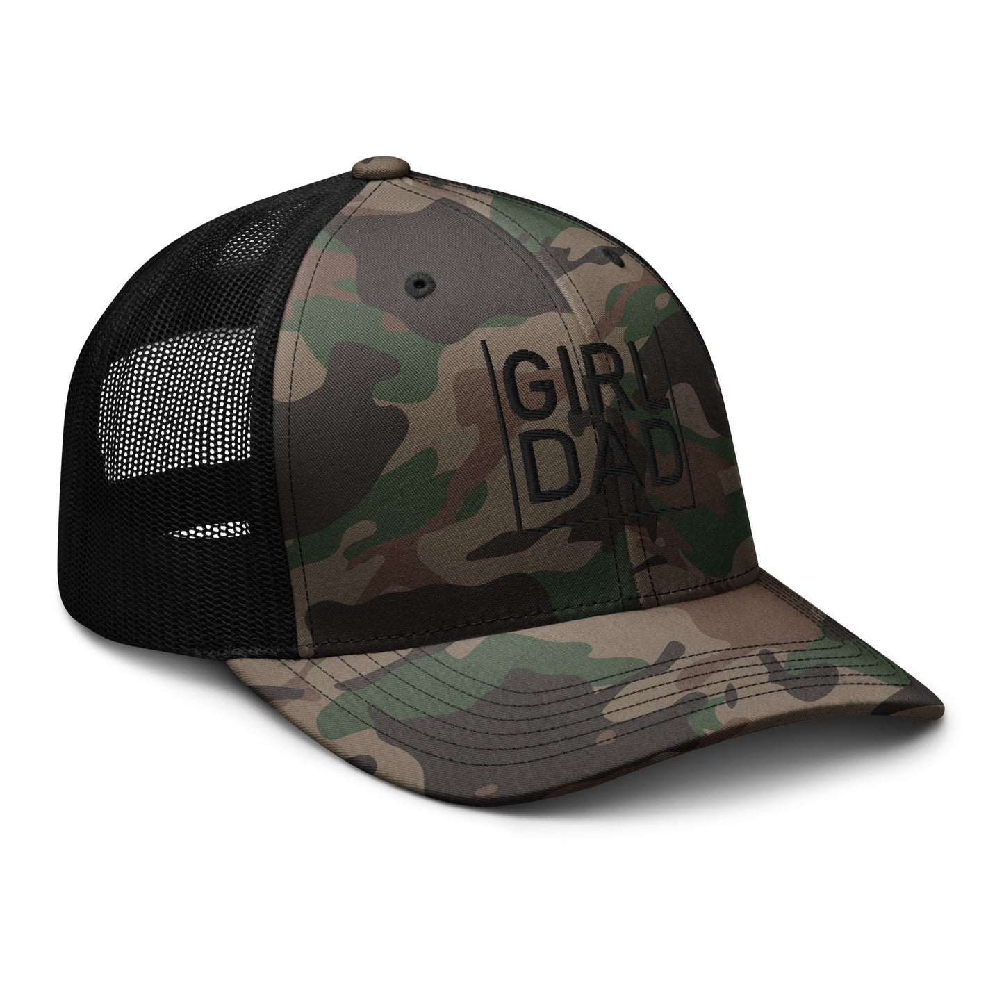Girl Dad Camouflage trucker hat