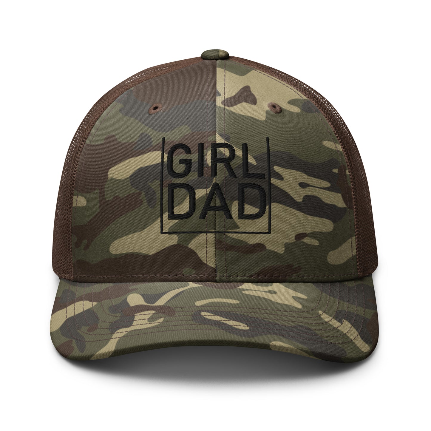 Girl Dad Camouflage trucker hat