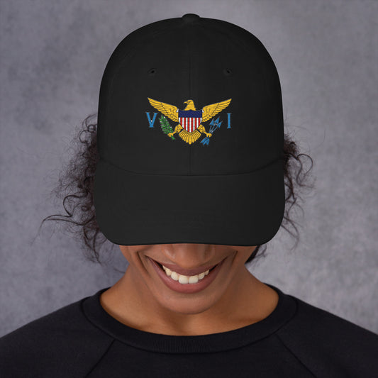 Virgin Island's Flag Dad hat
