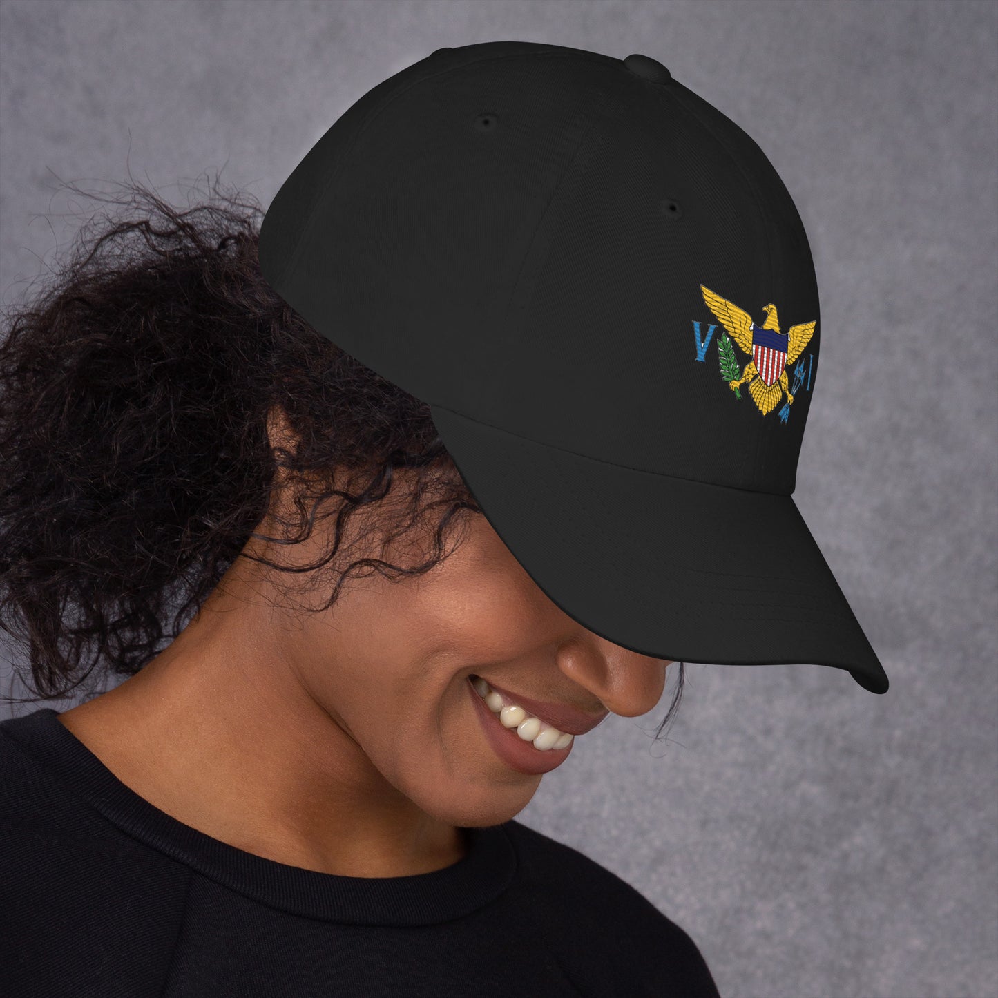 Virgin Island's Flag Dad hat