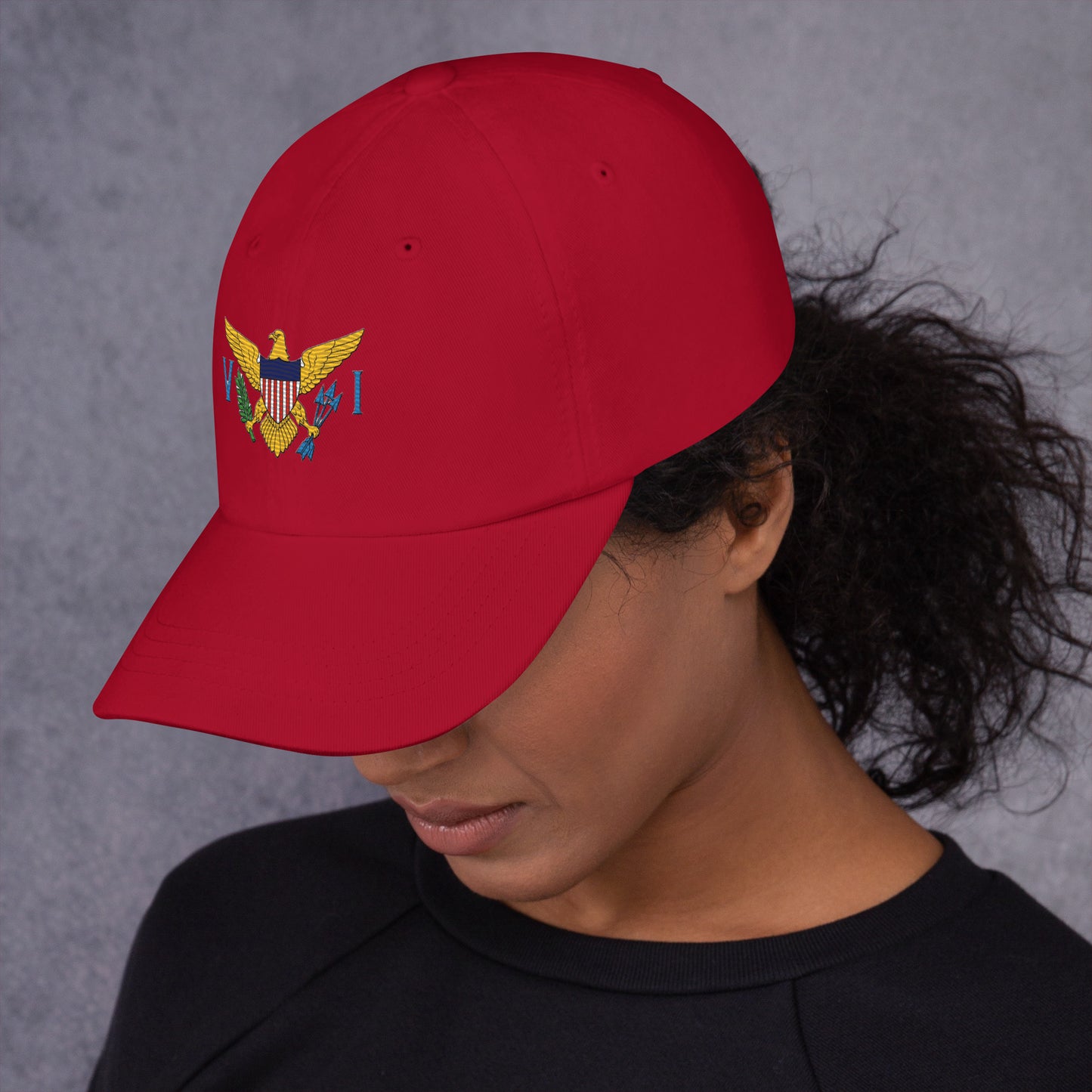 Virgin Island's Flag Dad hat