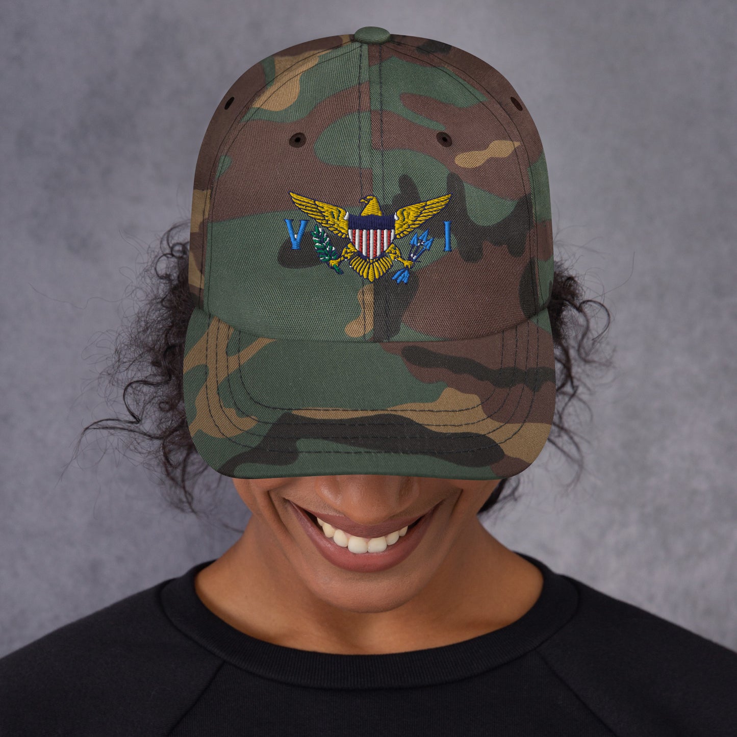 Virgin Island's Flag Dad hat