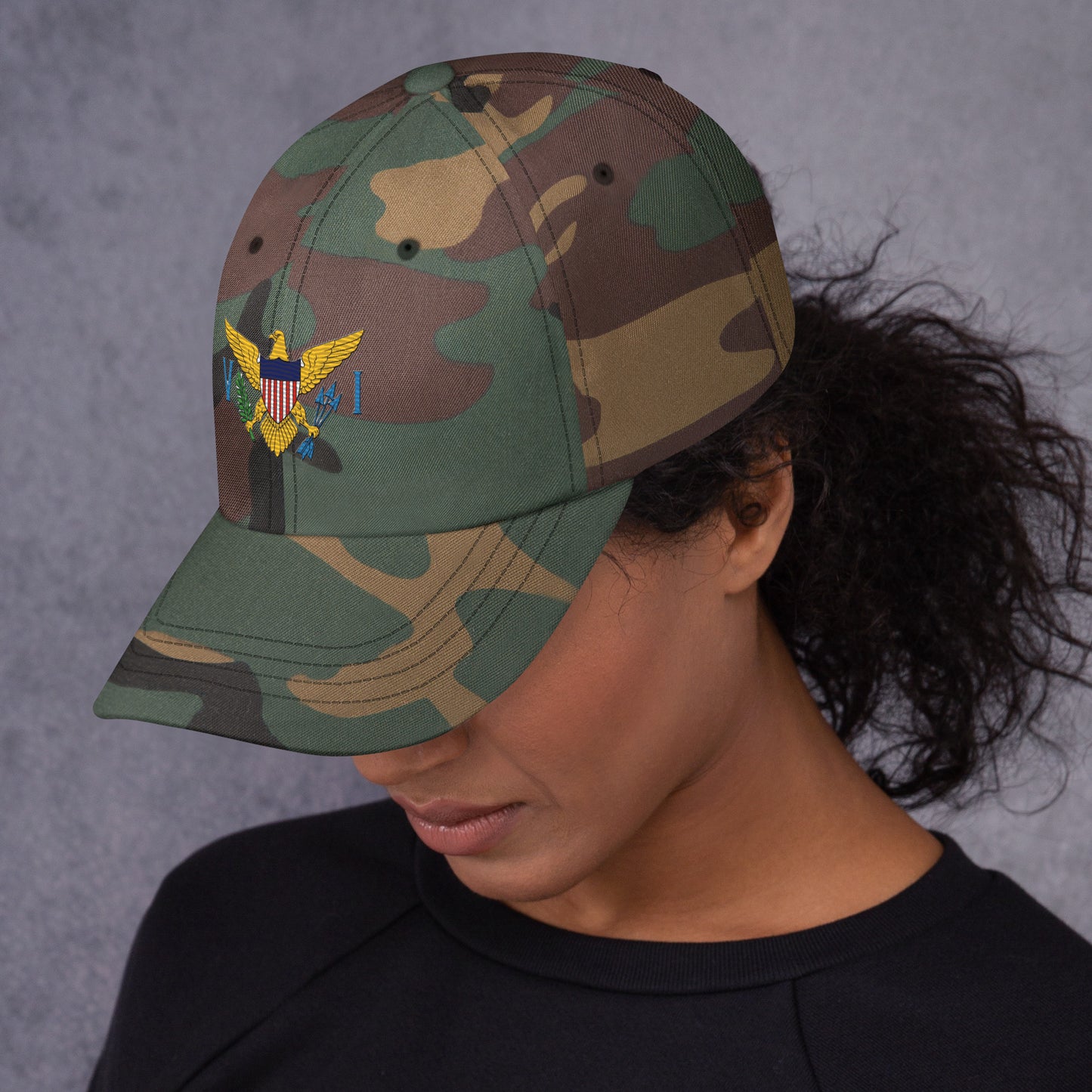 Virgin Island's Flag Dad hat
