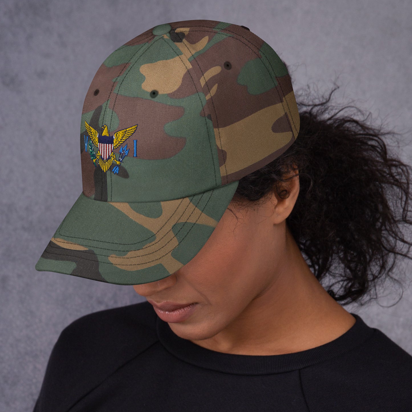 Virgin Island's Flag Dad hat