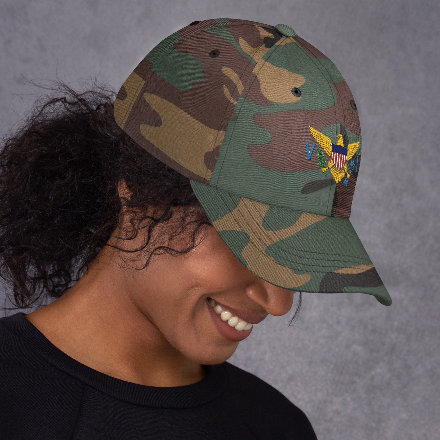 Virgin Island's Flag Dad hat