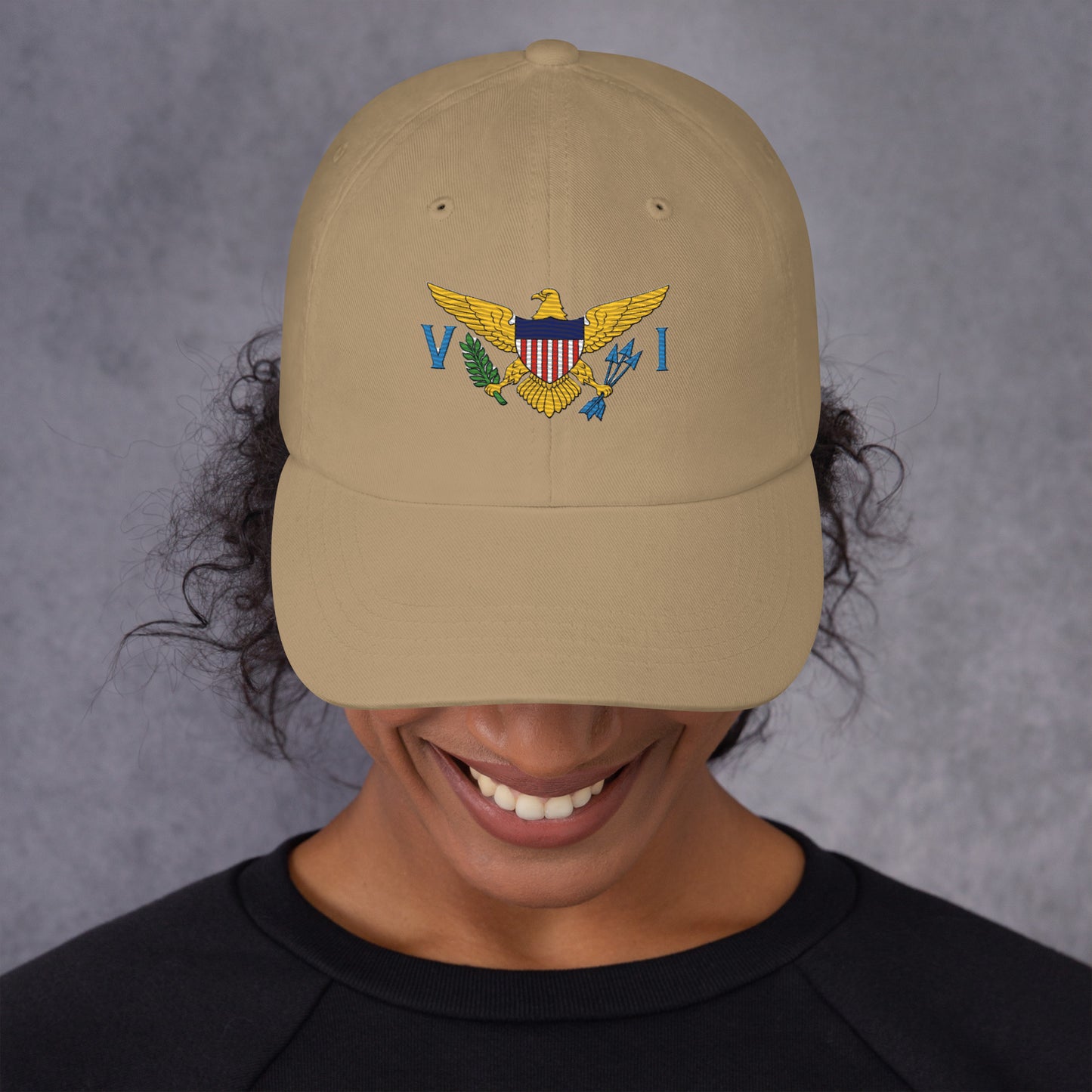 Virgin Island's Flag Dad hat