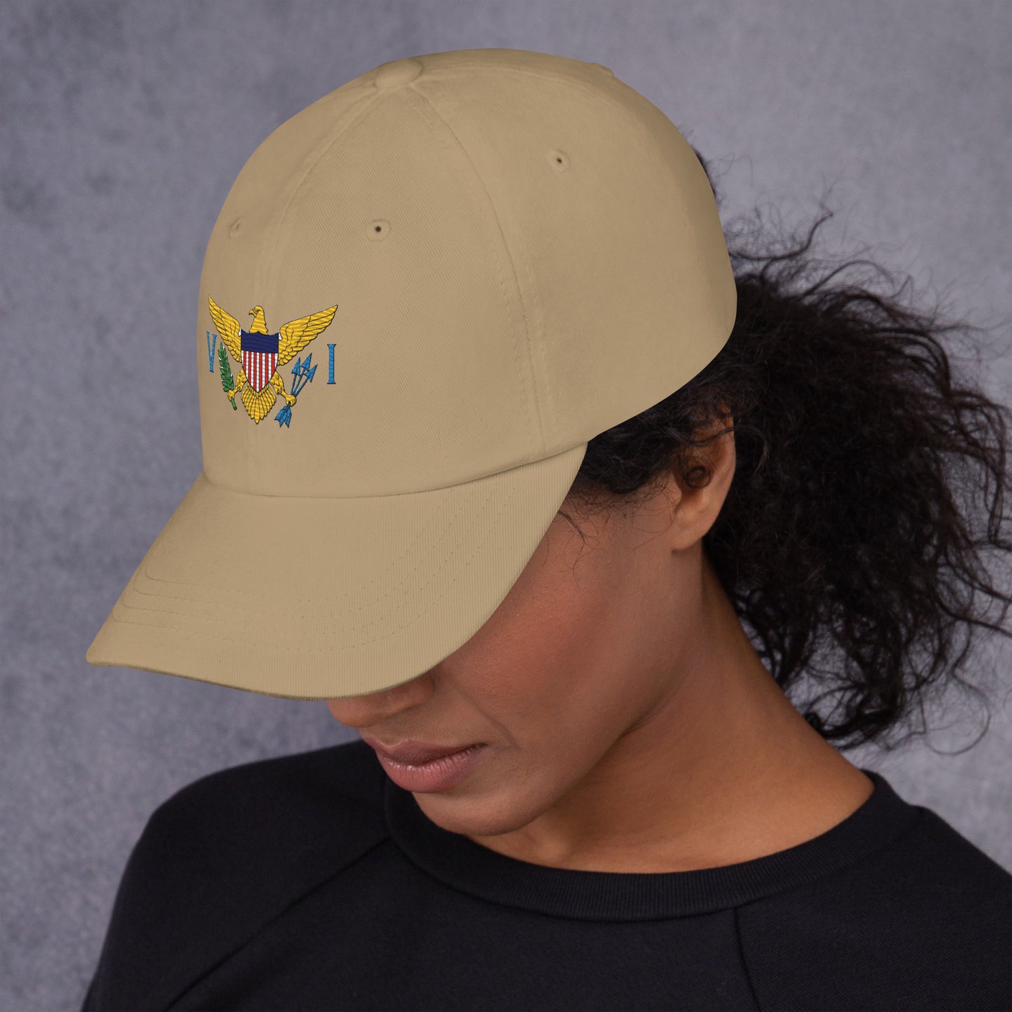 Virgin Island's Flag Dad hat