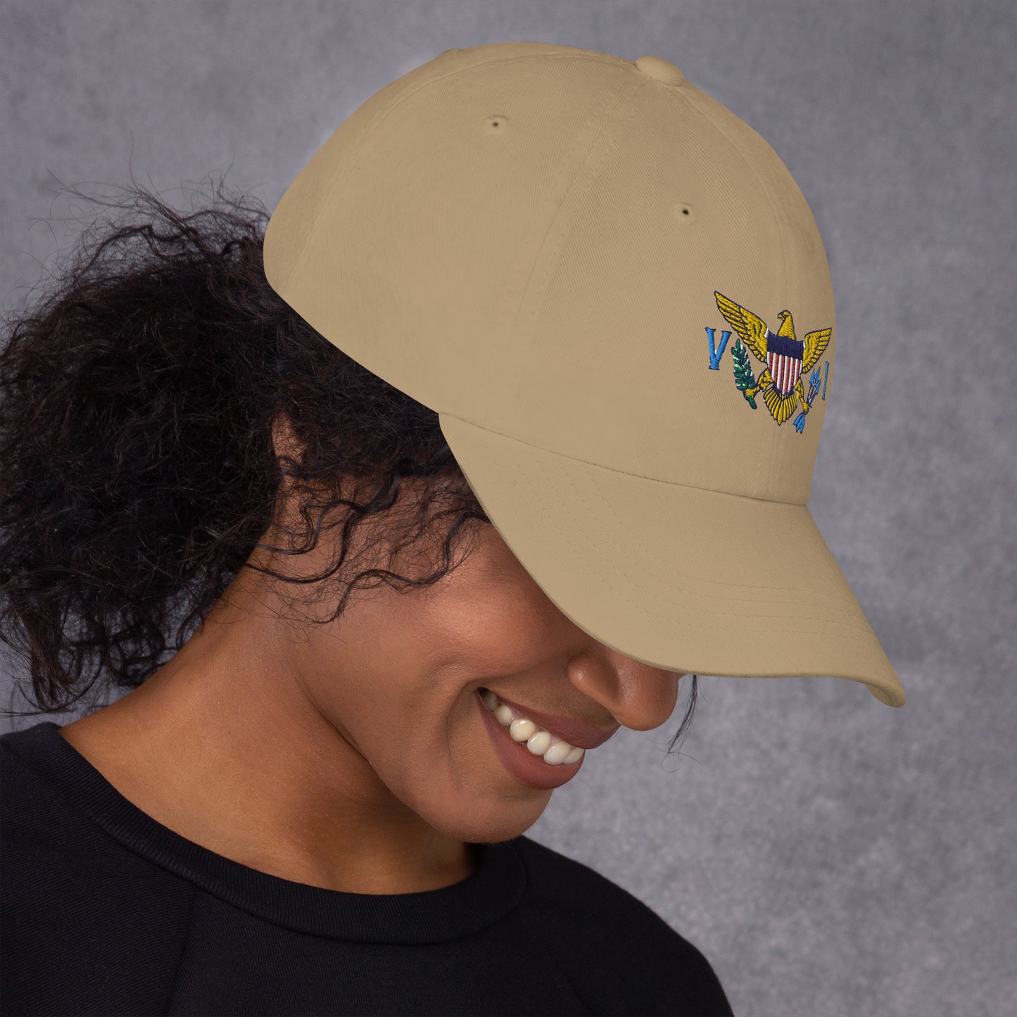 Virgin Island's Flag Dad hat