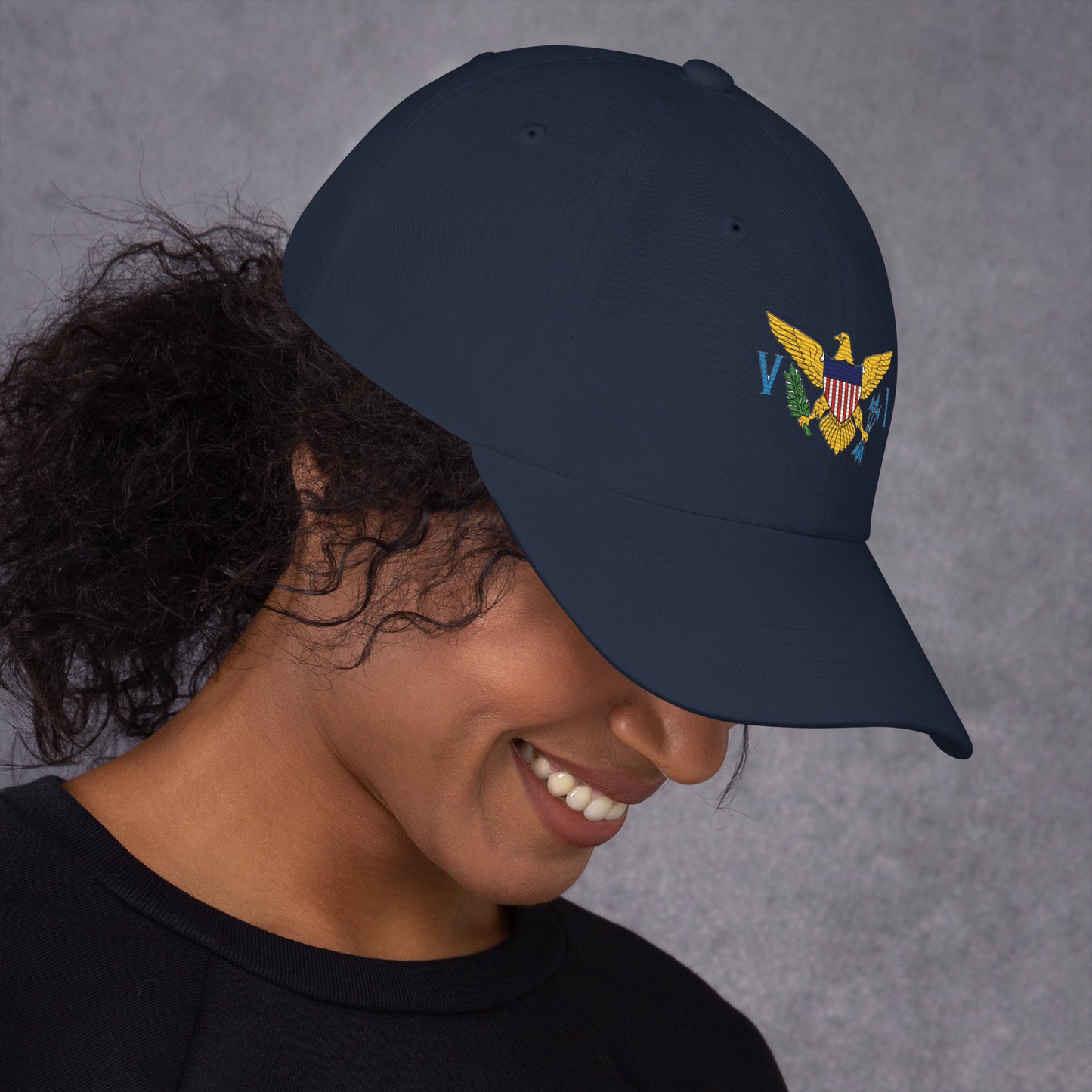 Virgin Island's Flag Dad hat