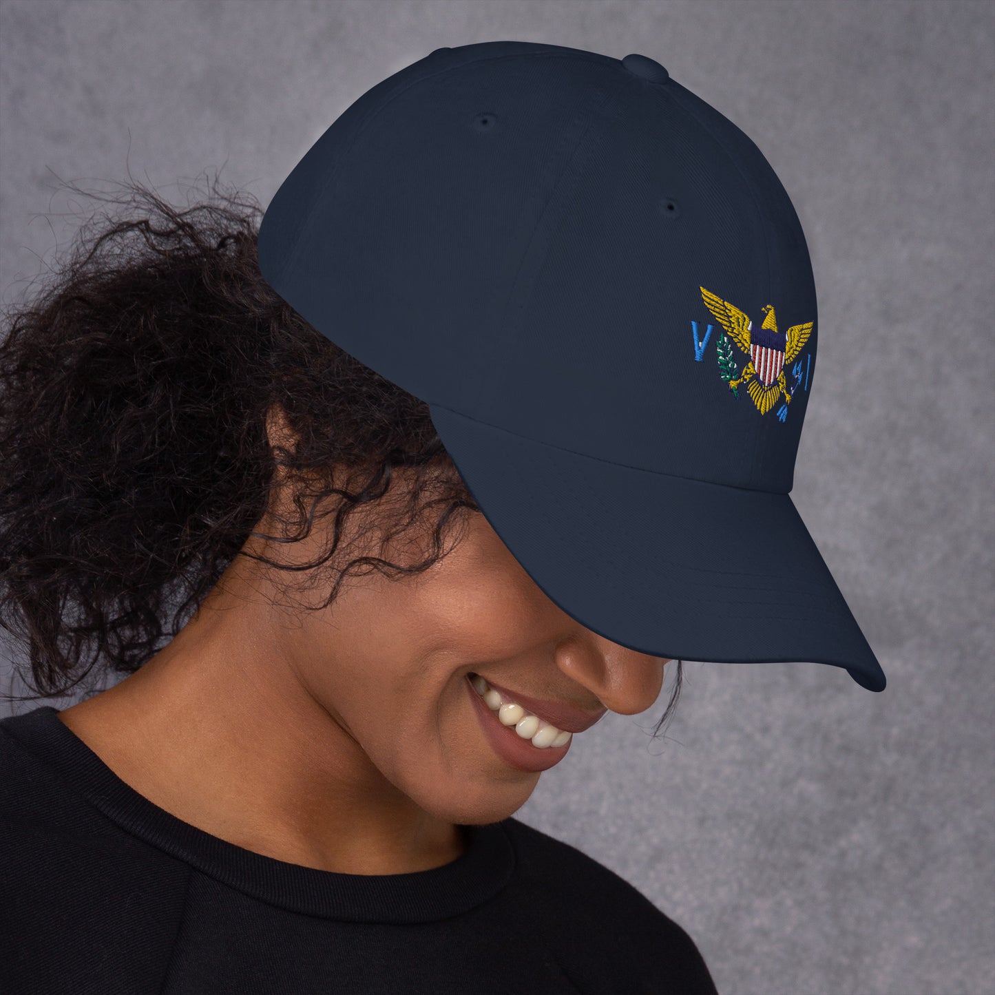Virgin Island's Flag Dad hat