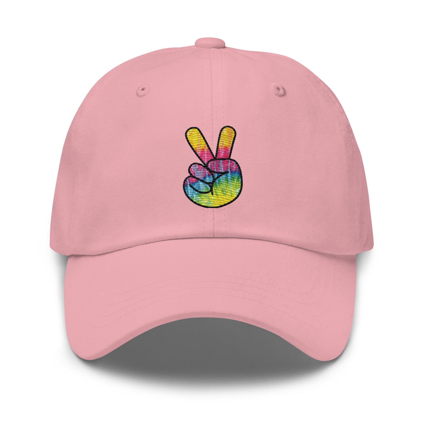 Tie Dye Peace Dad hat
