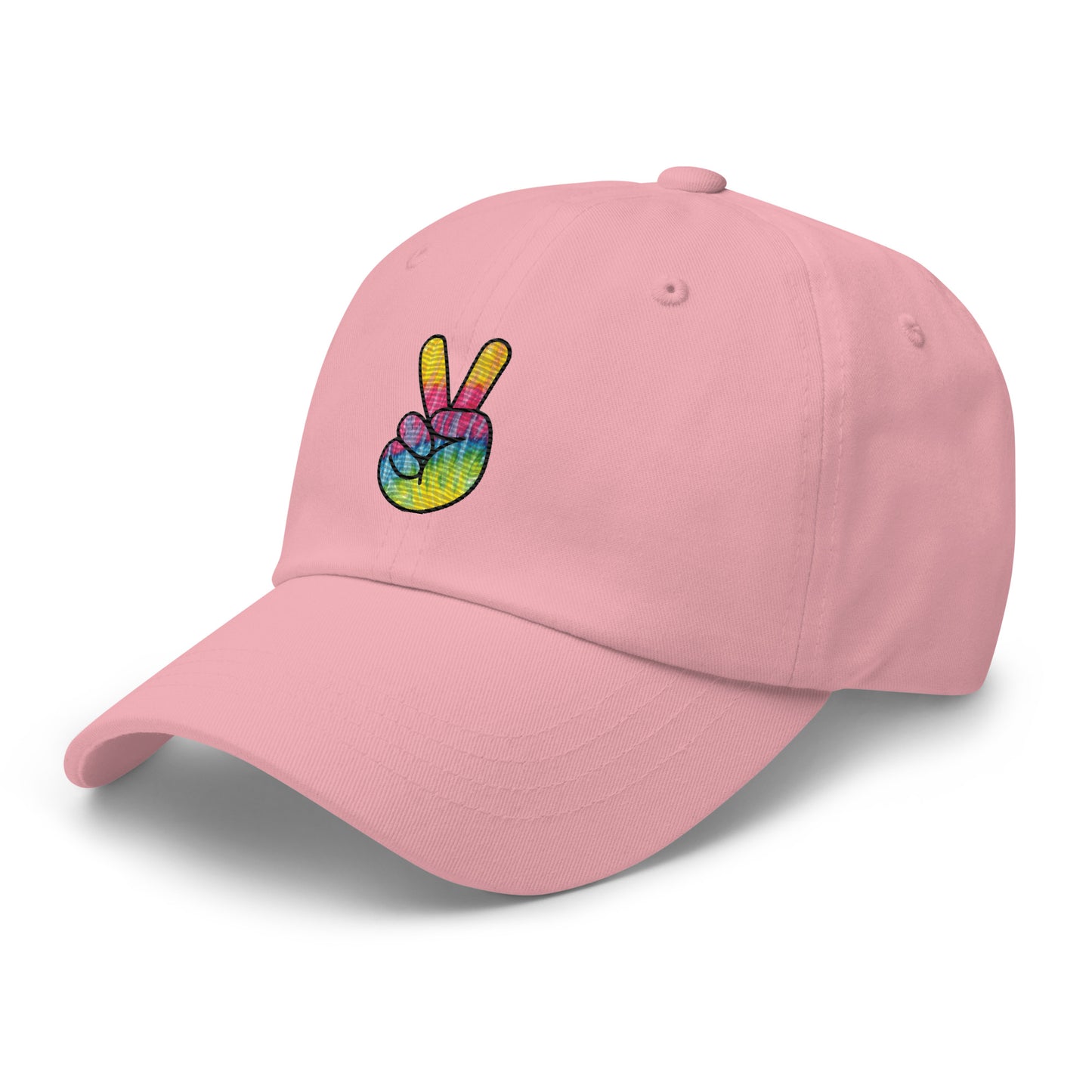 Tie Dye Peace Dad hat