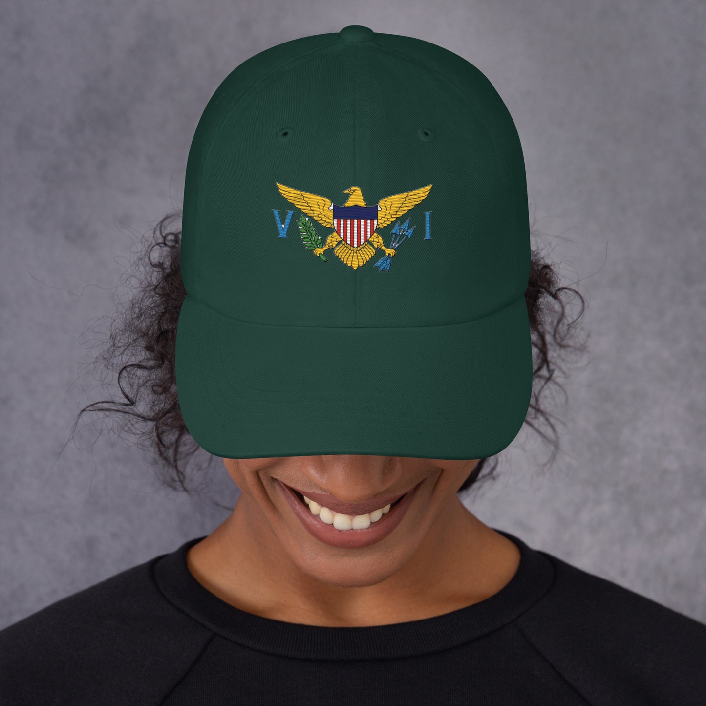 Virgin Island's Flag Dad hat
