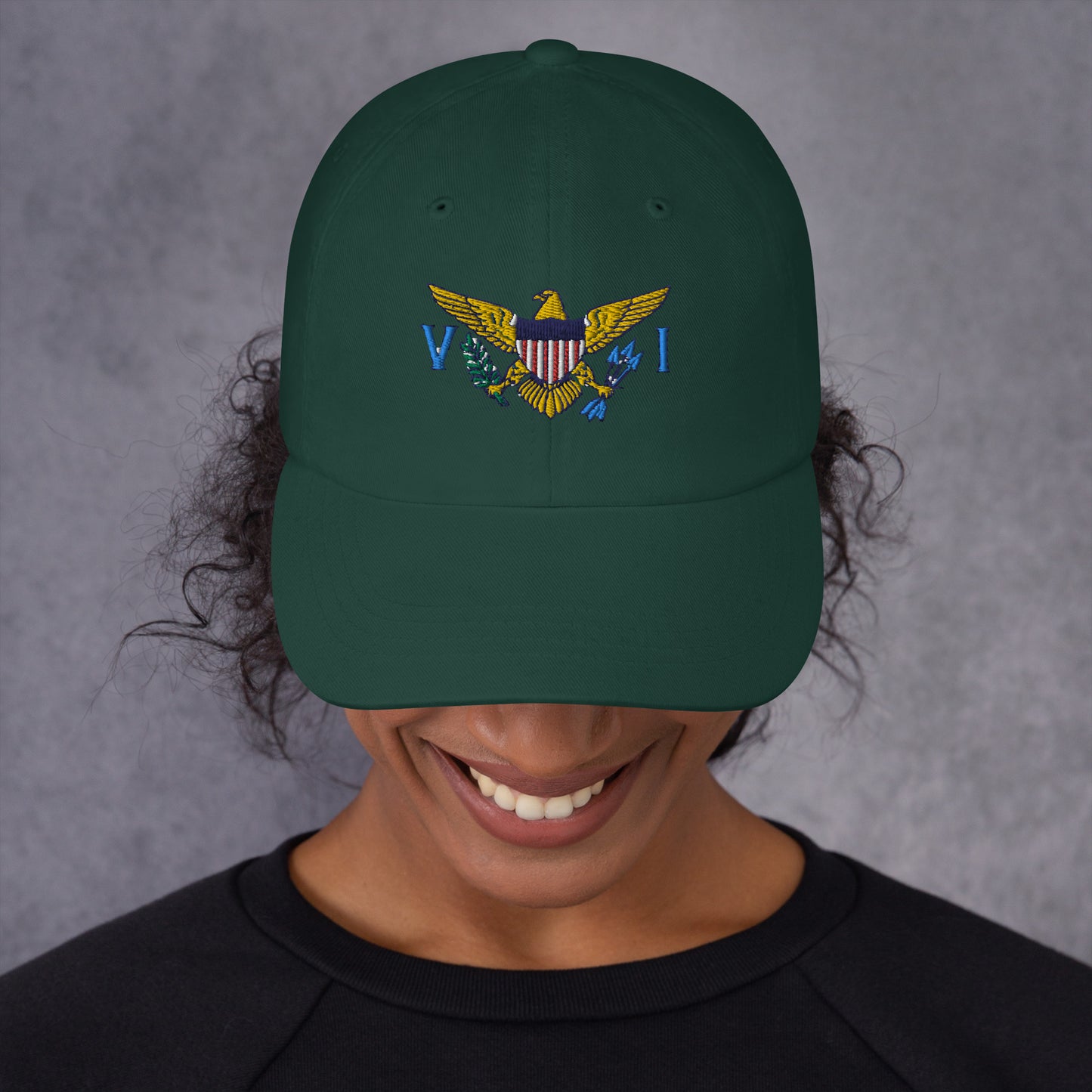 Virgin Island's Flag Dad hat