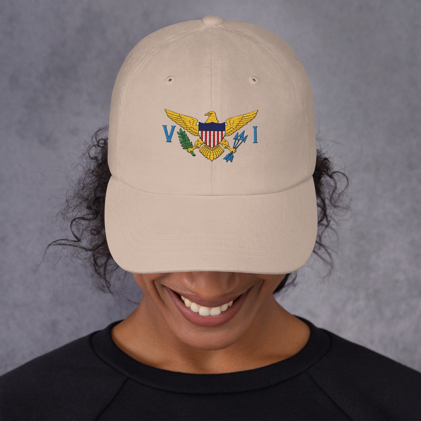Virgin Island's Flag Dad hat