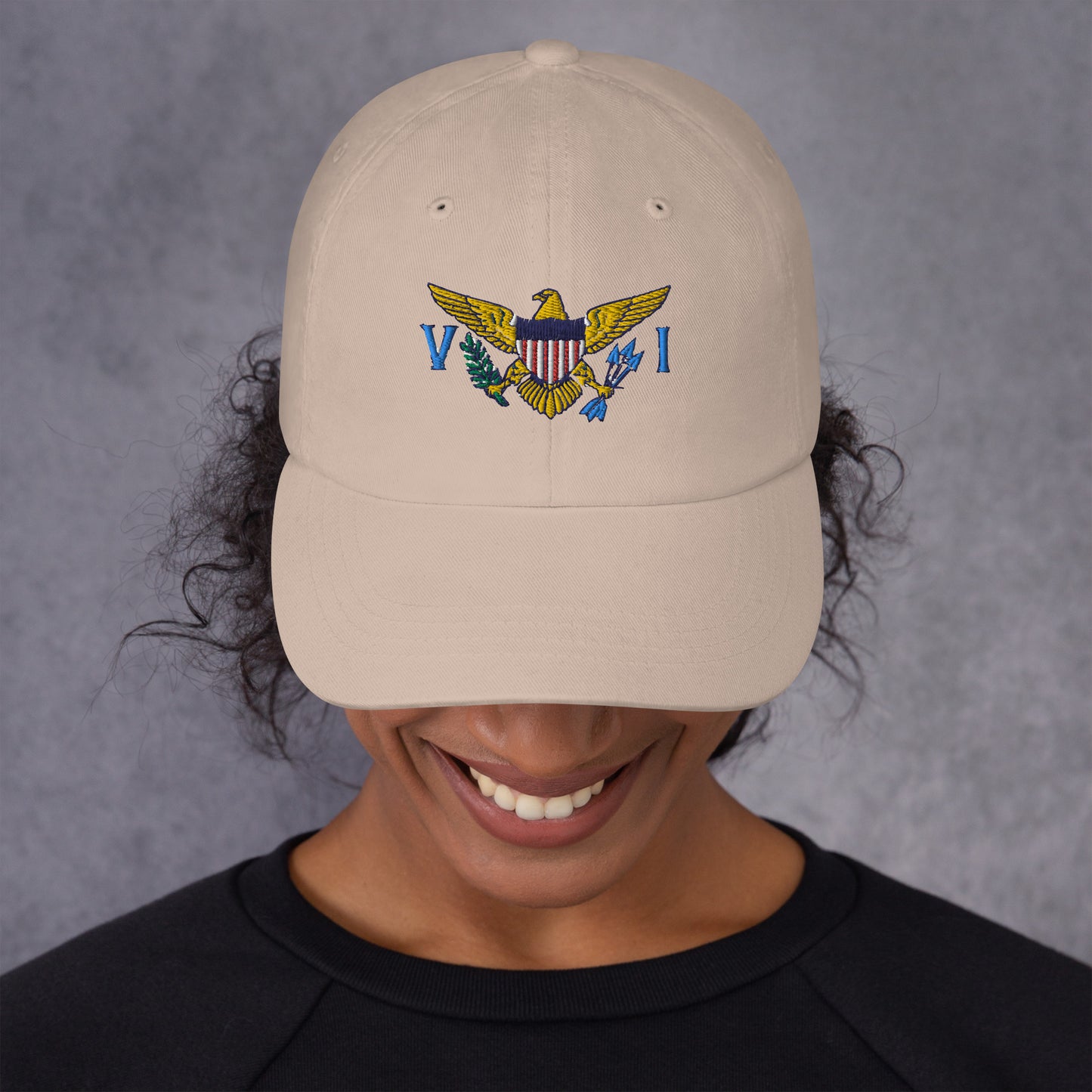 Virgin Island's Flag Dad hat