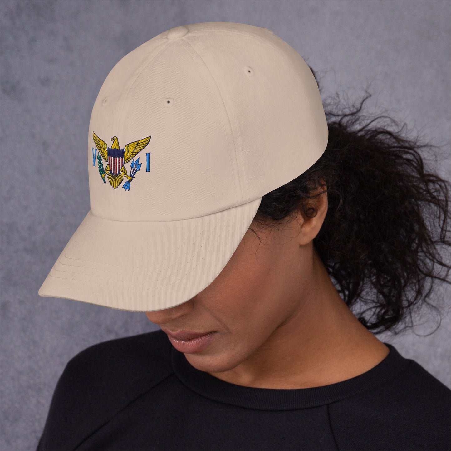 Virgin Island's Flag Dad hat