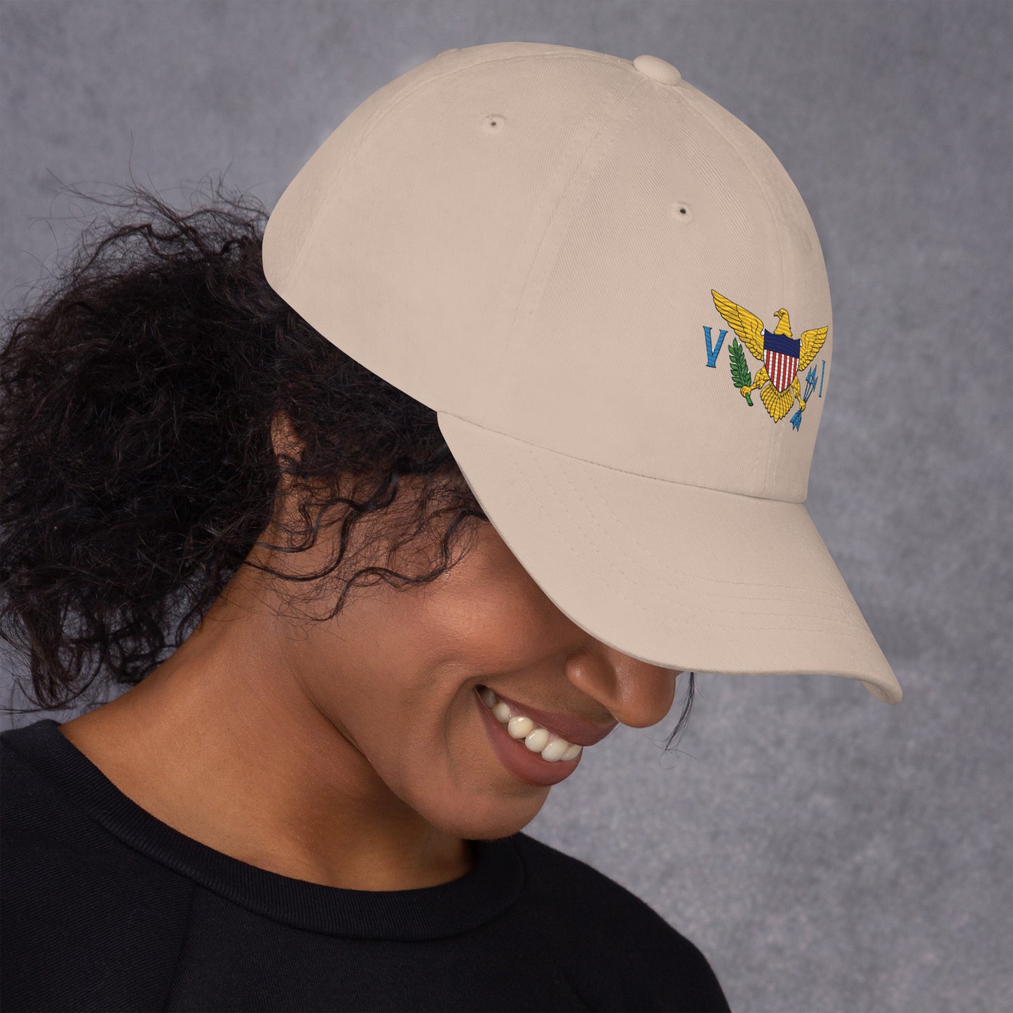 Virgin Island's Flag Dad hat