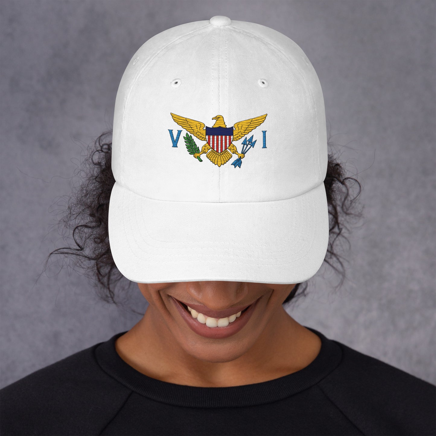 Virgin Island's Flag Dad hat