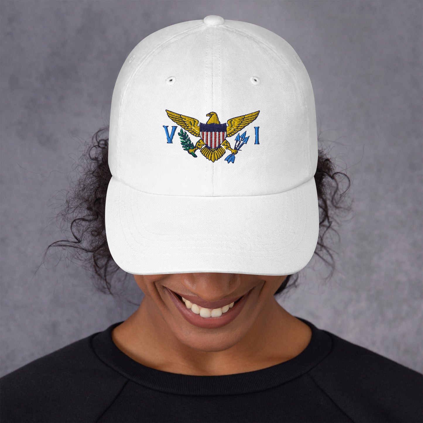 Virgin Island's Flag Dad hat