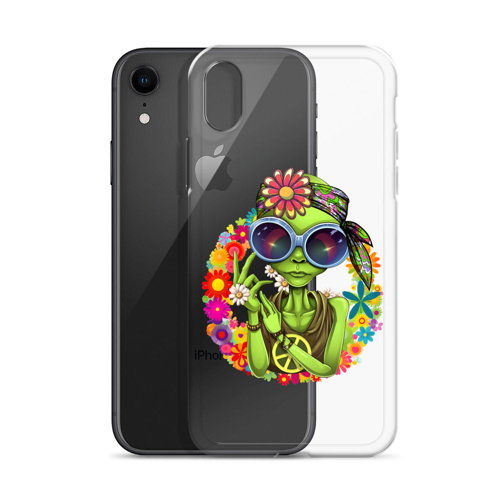 Alien Hippie Clear Case for iPhone®