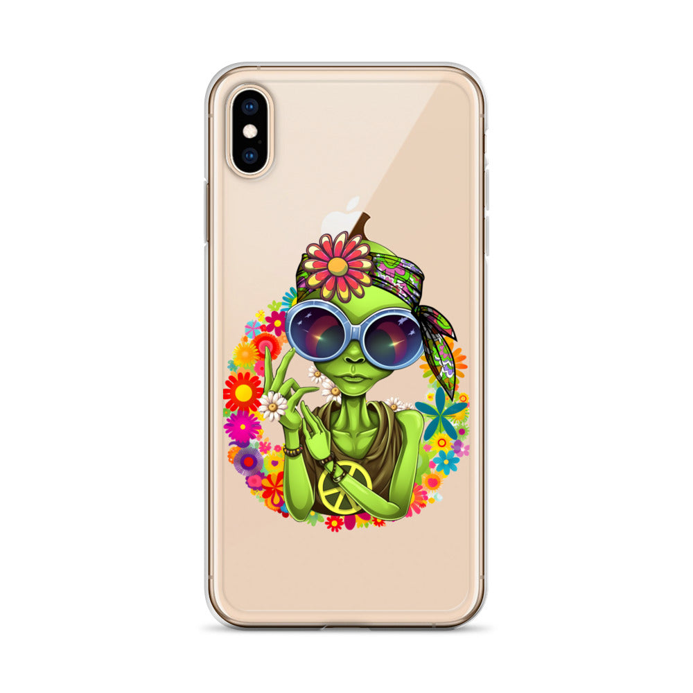 Alien Hippie Clear Case for iPhone®