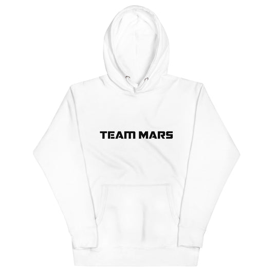 Team Mars Space Font Hoodie