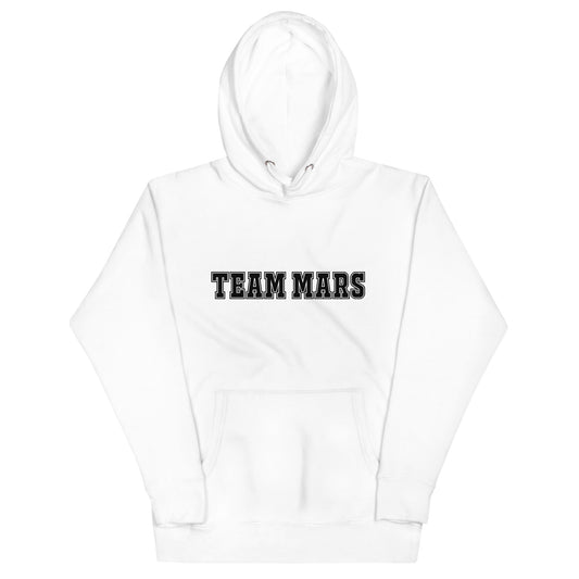 Team Mars Varsity Font Hoodie